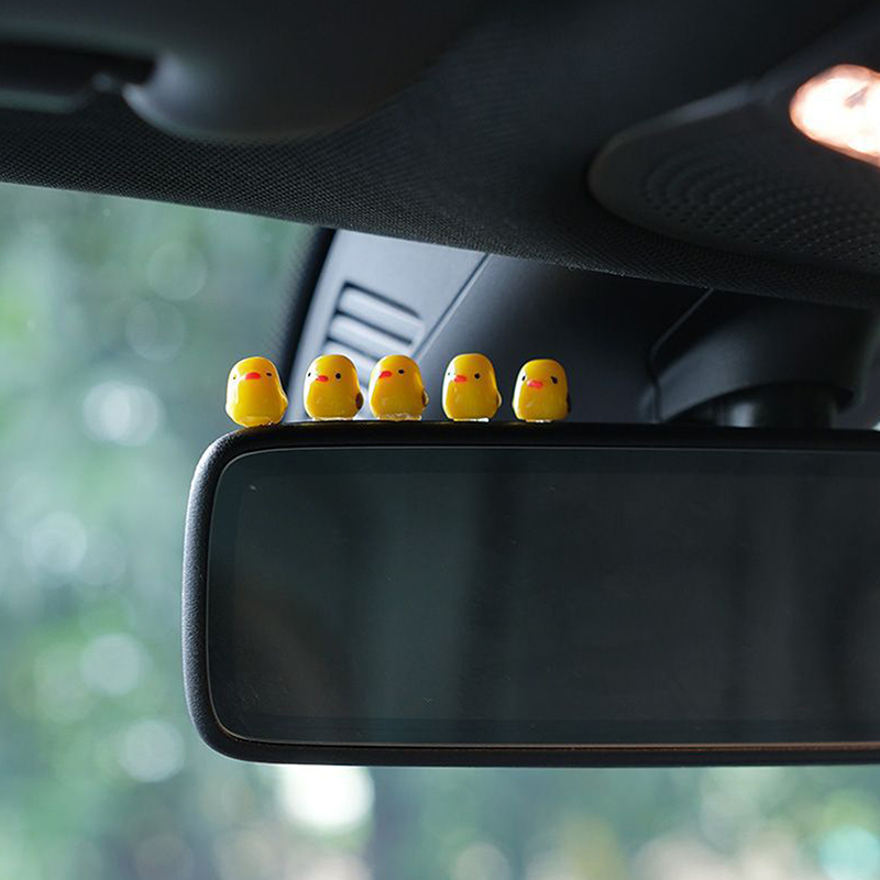 Car Accessories Oman - 5 pezzi carino mini anatre decorazione
