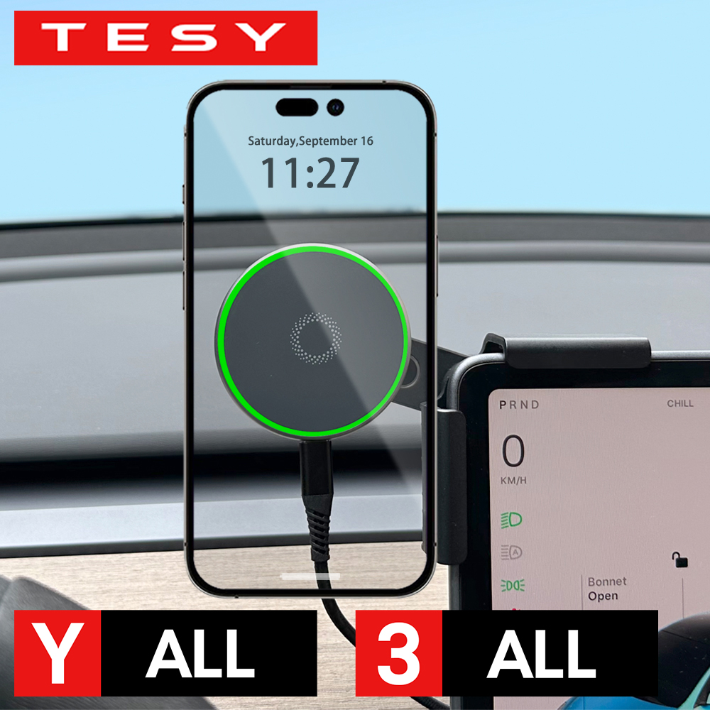 Wireless Car Charger - Supporto per Telefono da Auto con