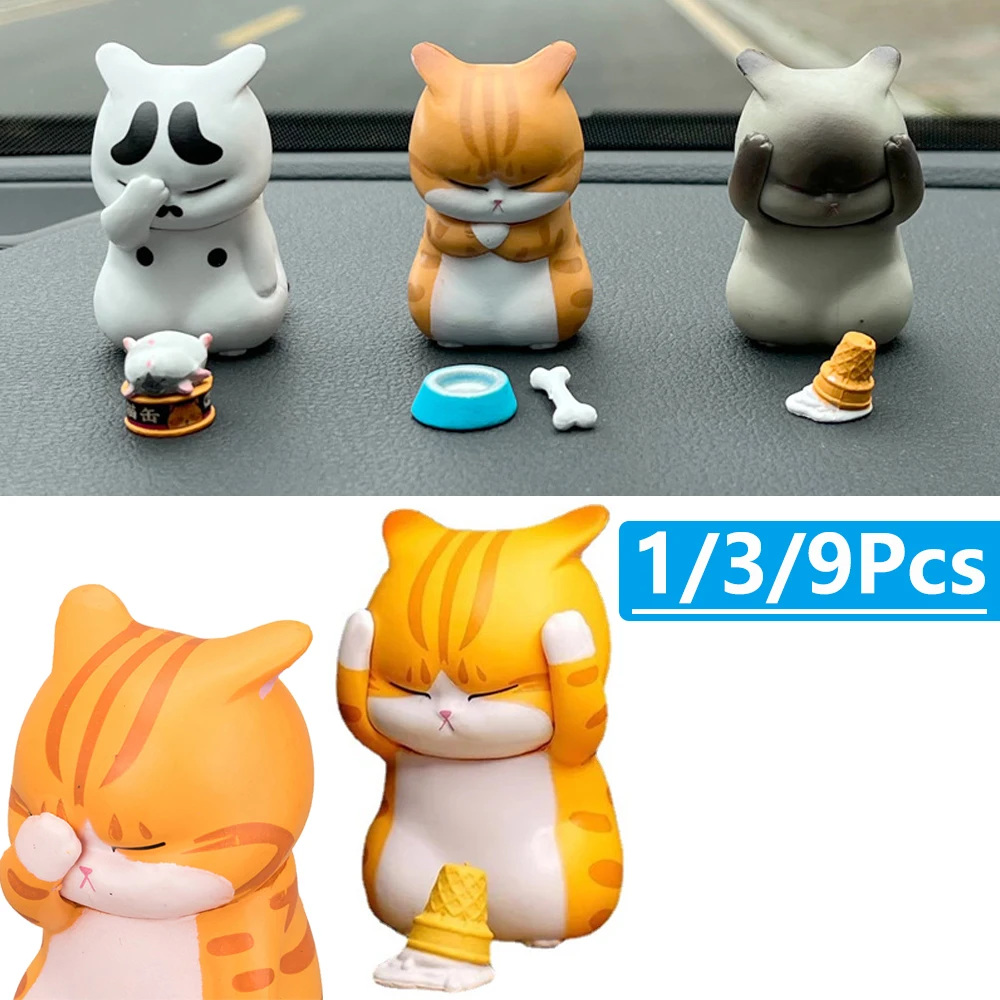 Car Accessories Walmart - 1/9 Kawaii Cat Doll Ornamenti Figure