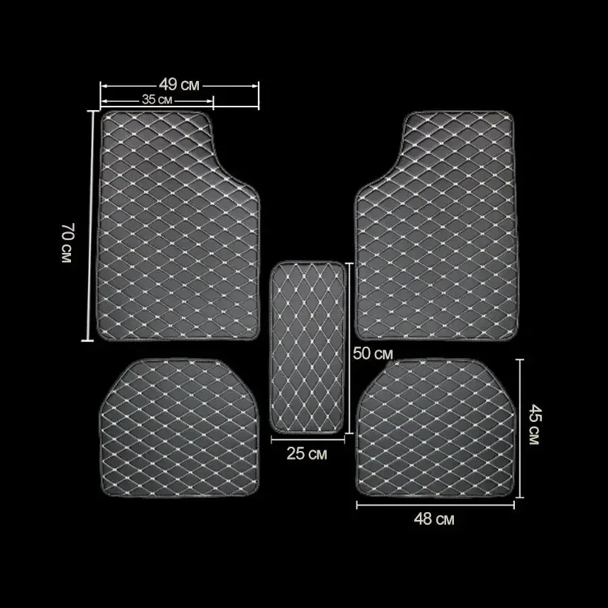 Tappetini per auto 5 pezzi in  - Car Floor Mat Rubber recensione e prezzo