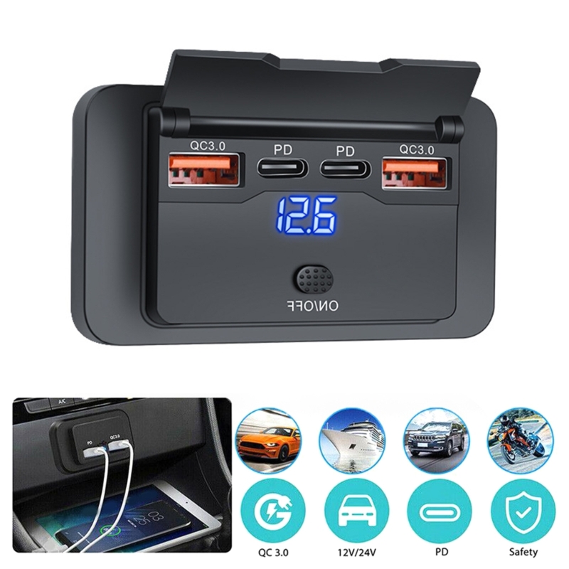 Caricatore USB per Auto a 4 Po - Car Accessories Qc recensione e prezzo