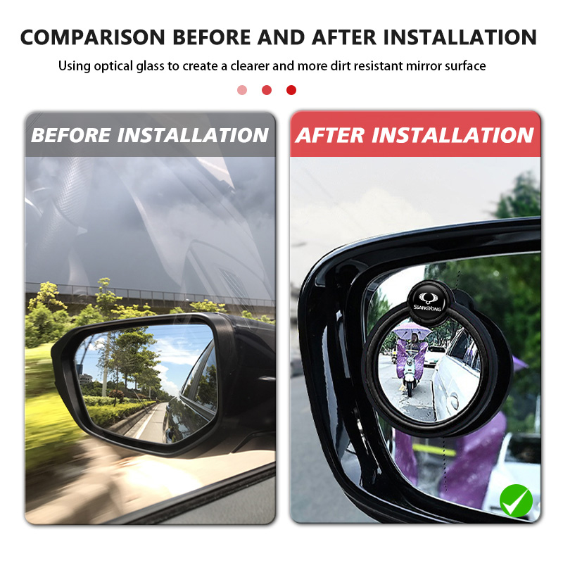 2 Pezzi Accessori Auto 360 °   - Car Blind Spot Mirror recensione e prezzo