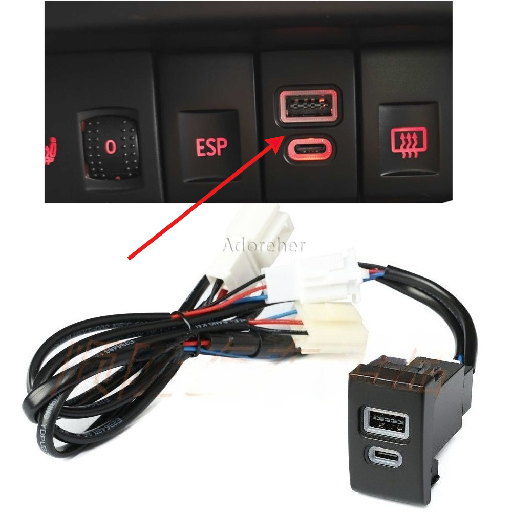 1 PC Auto USB QC 3.0 Tipo C Pr - Car Accessories Qc recensione e prezzo