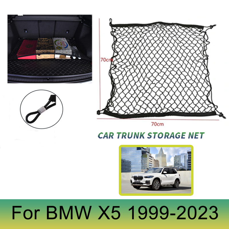Per BMW X5 iX5 E70 F15 G05 E53 - Car Cargo Net Trunk recensione e prezzo