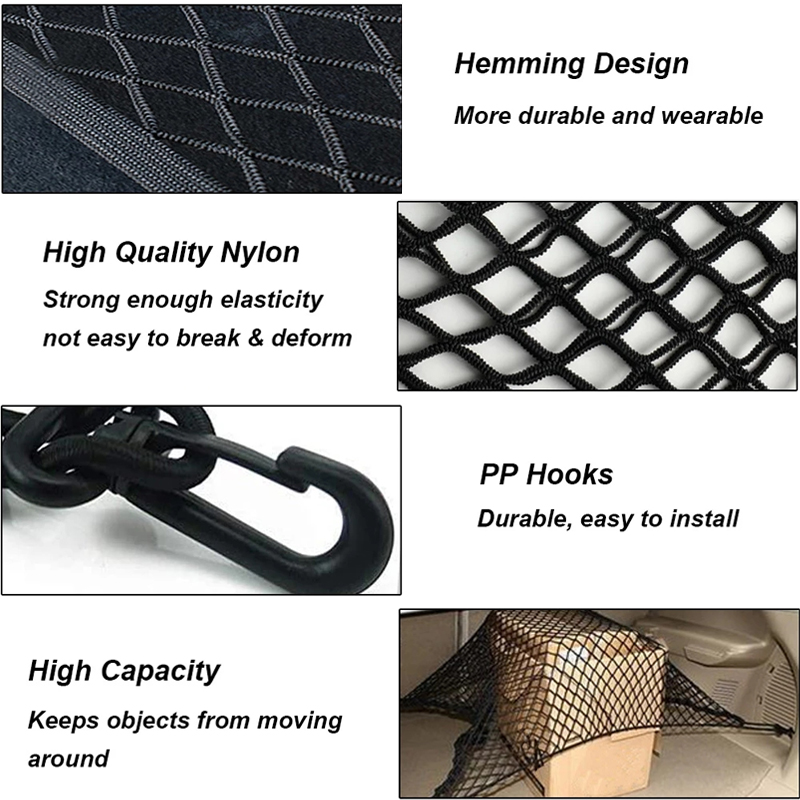Per BMW X5 iX5 E70 F15 G05 E53 - Car Cargo Net Trunk recensione e prezzo