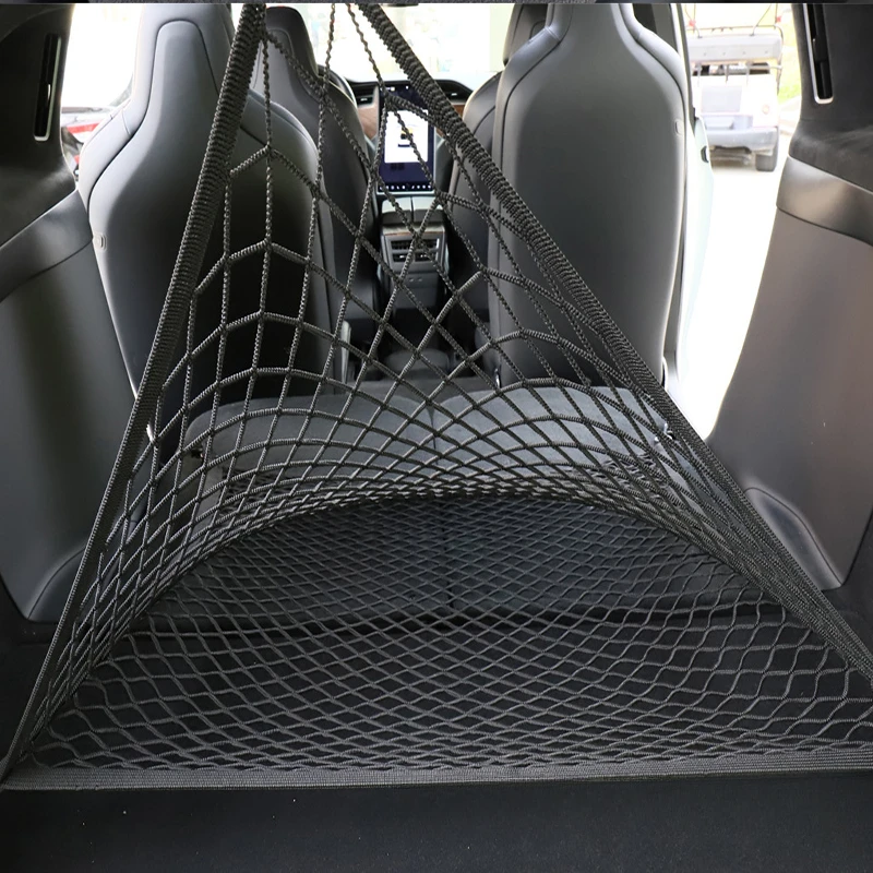 Per Tesla Model X Model Y Juni - Car Cargo Net Trunk recensione e prezzo