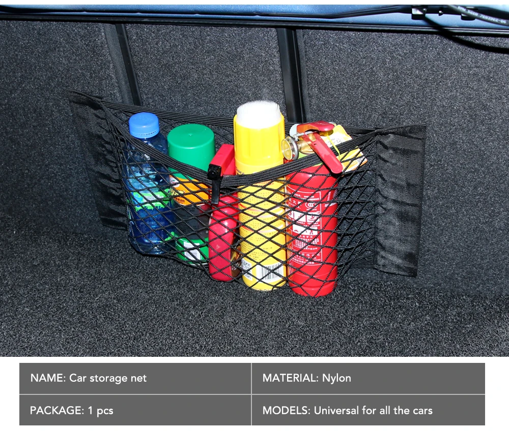 Car Back Rear Trunk Storage Ne - Car Cargo Net Trunk recensione e prezzo