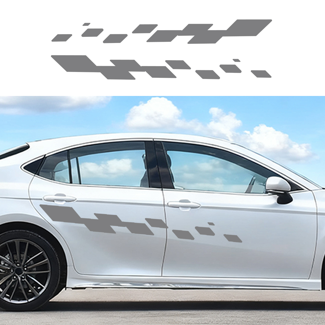 2 pezzi di decalcomanie per po - Car Accessories Outside recensione e prezzo